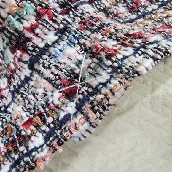 Talbots Multicolor Tweed Pencil Skirt Straight Career Size 2 - Picture 8 of 16